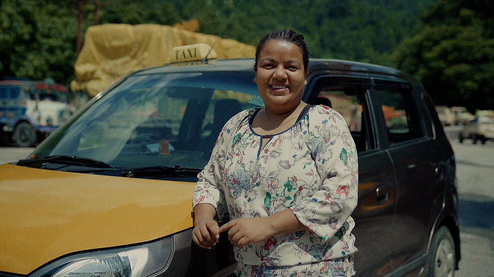 A Taxi Lady in Sikkim